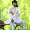 white cotton kurta for men