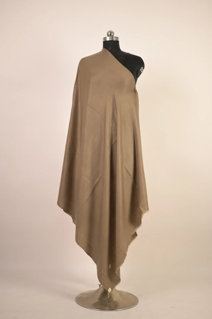 brown shawl