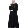 black simple abaya