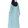 light blue  abaya