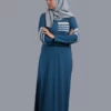 blue sportswear abaya