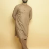 creme kameez shalwar by baraqah fashion for man