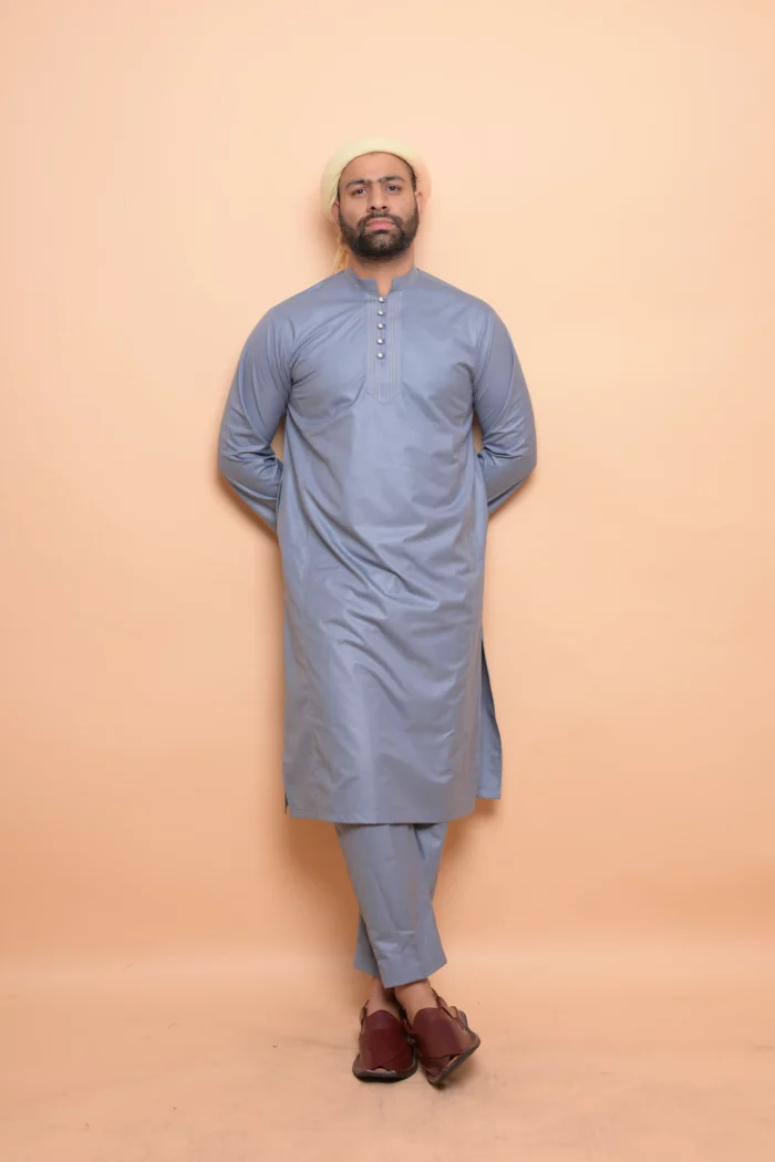 space grey kurta for gentleman