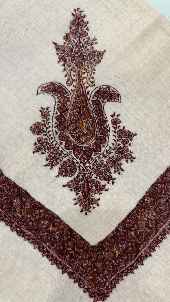 pashmina kashmiri embroidered rumaal