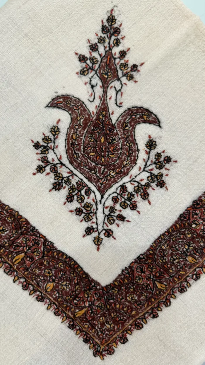 pashmina kashmiri embroidered rumaal