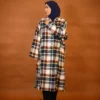 blue checkered firan for ladies