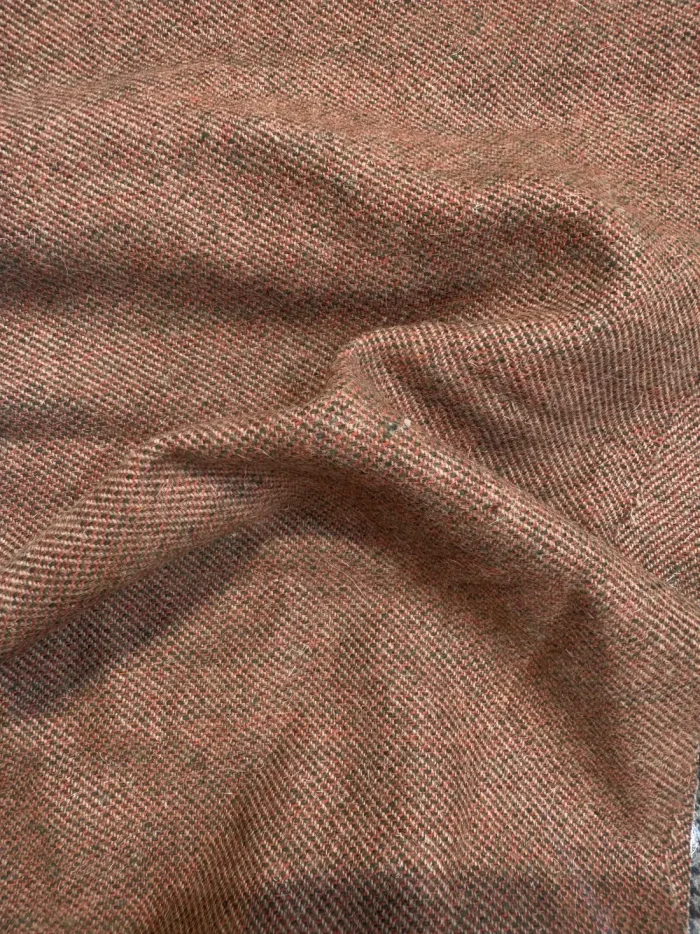 Cherry Dots Cashmere Merino Tweed